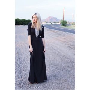 Solid black lularoe Ana